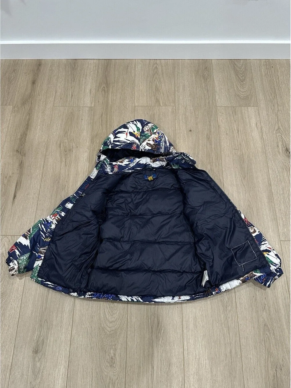 Polo Ralph Lauren Kids Ski-Print Water-Repellent Down Jacket M 10-12